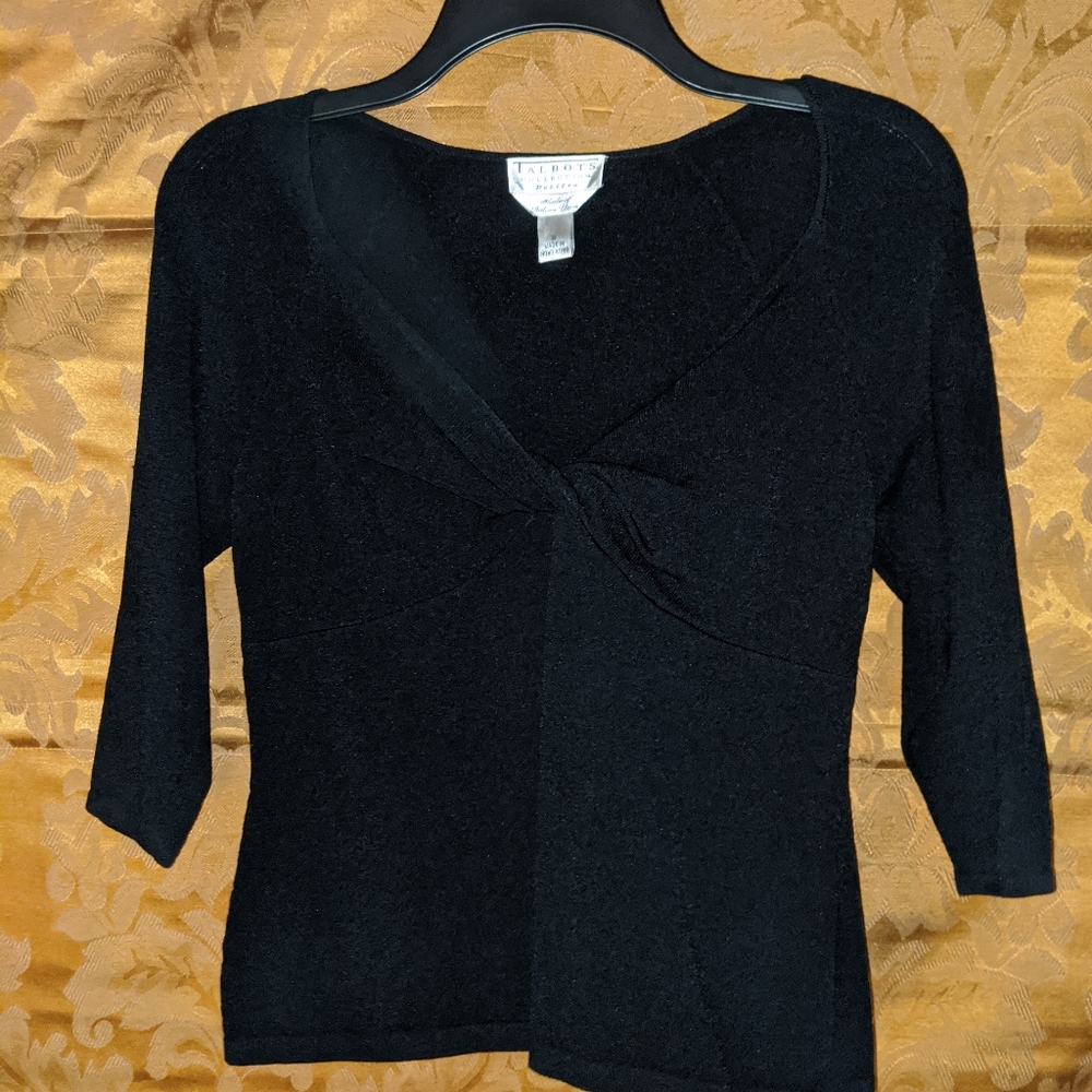 Fitted Black Blouse